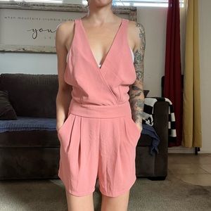 Dusty rose romper
